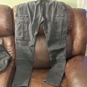 PacSun Charcoal Cargo Pants for Men